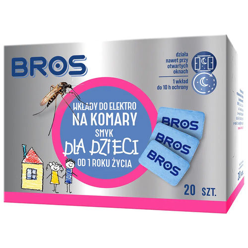 Zdjęcie produktu Wkłady do urządzenia na komary smyk dla dzieci do gniazdka zestaw 10 sztuk