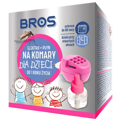 Zdjęcie produktu Elektro płyn na komary dla dzieci urządzenie wkład na 60 nocy