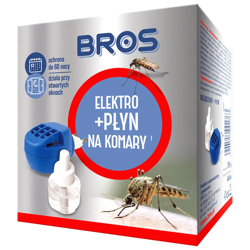 Zdjęcie produktu Elektro + płyn na komary urządzenie elektryczne do zwalczania owadów 60 nocy