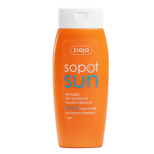 Zdjęcie produktu Ziaja sopot sun spf15 emulsja do opalania wodoodporna ochrona 150ml