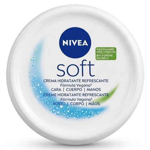 Zdjęcie produktu Krem intensywnie nawilżający Nivea soft do twarzy ciała i dłoni 200 ml