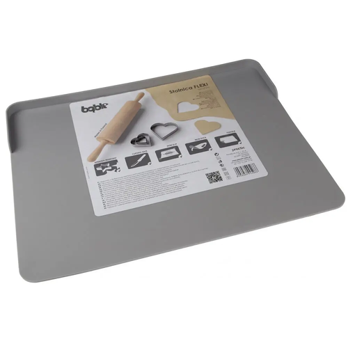 Zdjęcie produktu Stolnica Silikonowa Mata Kuchenna Practic zwijana duża flexi 29x29 cm mix kolor 1 szt.