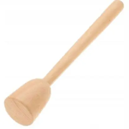 Zdjęcie produktu Tłuczek do Ziemniaków Drewniany Practic okrągły ugniatacz do purée warzyw 32 cm
