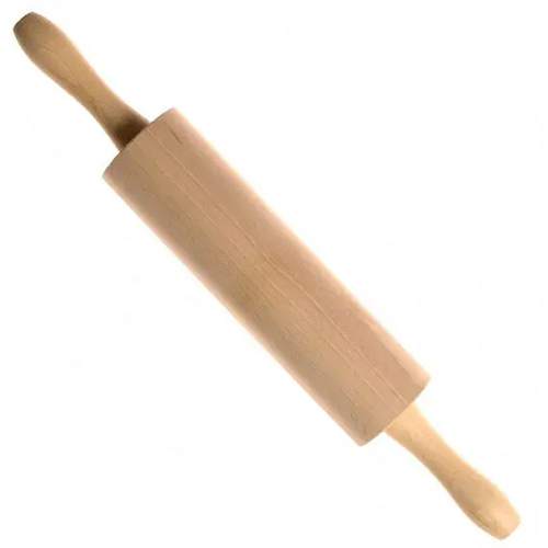 Zdjęcie produktu Wałek do Ciasta Drewniany Practic klasyczny obrotowy kuchenny duży solidny 40 cm