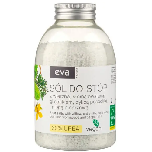 Zdjęcie produktu Sól do stóp z naturalnych złóż z mocznikiem 30% vegan friendly zawiera cenne pierwiastki 400 g