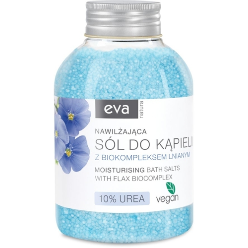 Zdjęcie produktu Sól do Kąpieli z naturalnych złóż Biokompleks Lniany z mocznikiem 10% Vegan zawiera cenne pierwiastki 400 g