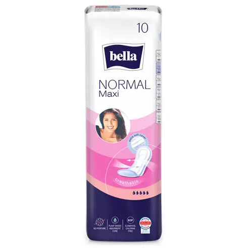 Zdjęcie produktu Podpaski Higieniczne Bella Normal Maxi Extra Soft oddychające chłonne 10 szt