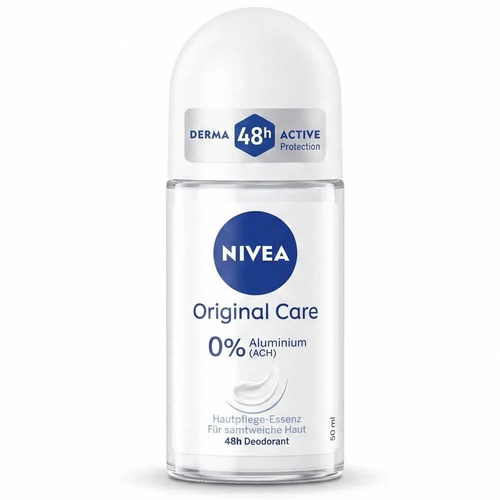 Zdjęcie produktu Dezodorant damski w kulce Nivea Original Care antyperspirant dla kobiet 0% Aluminium 48h 50 ml