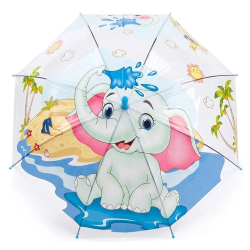 Zdjęcie produktu Parasolka dziecięca z gwizdkiem parasol dla dzieci mix wzór 1 szt.