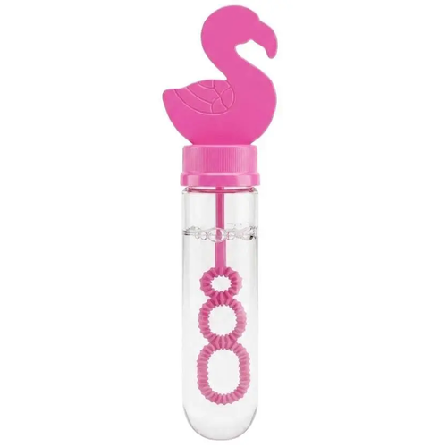Zdjęcie produktu Bańki mydlane dla dzieci flaming z płynem zabawka ogrodowa 14 cm