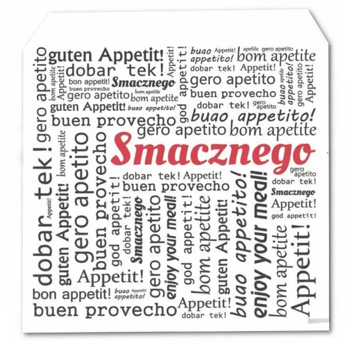 Zdjęcie produktu Torebka Papierowa Hamburger maxi kebab nadruk zestaw 200szt 17x17 cm
