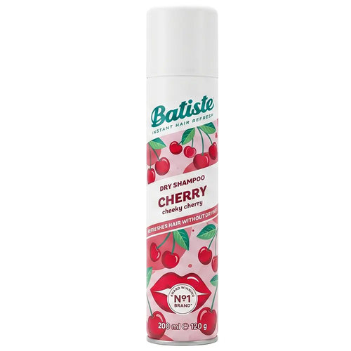 Zdjęcie produktu Suchy szampon do włosów Batiste Cherry odświeżenie objętość wiśniowy zapach 200 ml