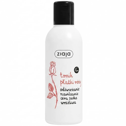 Zdjęcie produktu Tonik do Twarzy Ziaja Płatki Róży B5 odświeżanie nawilżanie cera sucha wrażliwa 200 ml 