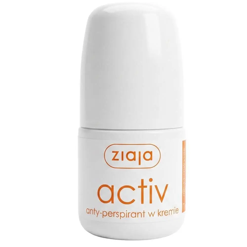 Zdjęcie produktu Antyperspirant w Kremie dla Kobiet dezodorant w kulce Ziaja Activ skutecznie neutralizuje pot 60 ml