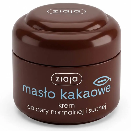 Zdjęcie produktu Krem do Twarzy Ziaja Masło Kakaowe cera sucha i normalna regenerujący także przez opalaniem 50 ml