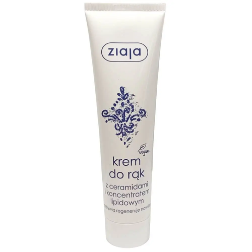 Zdjęcie produktu Krem do rąk ochronny Ziaja z Cermidami i Koncentratem Lipidowym odżywia regeneruje nawilża 100 ml