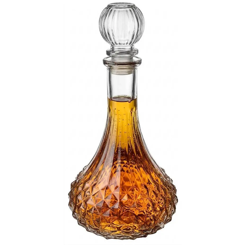 Zdjęcie produktu Karafka Szklana na Wino Whisky Nalewkę Ocet 0,8 L