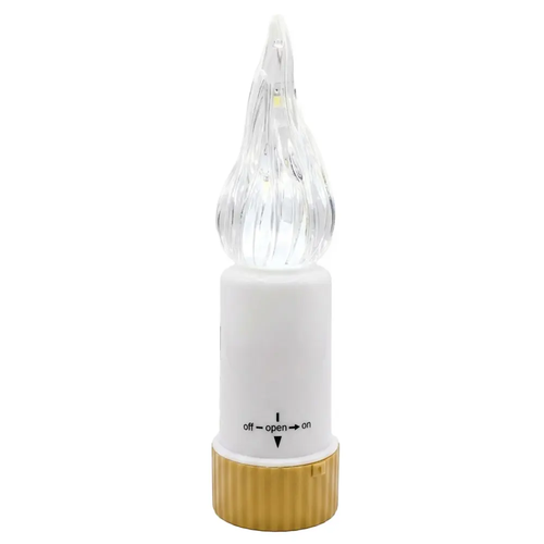 Zdjęcie produktu Wkład led do zniczy żywy płomień biały zimny 14,5cm baterie w zestawie