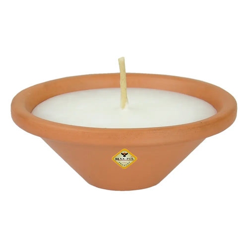 Zdjęcie produktu Znicz ceramiczny misa zalewany znicz tradycyjny gliniany zc-17 5 cm