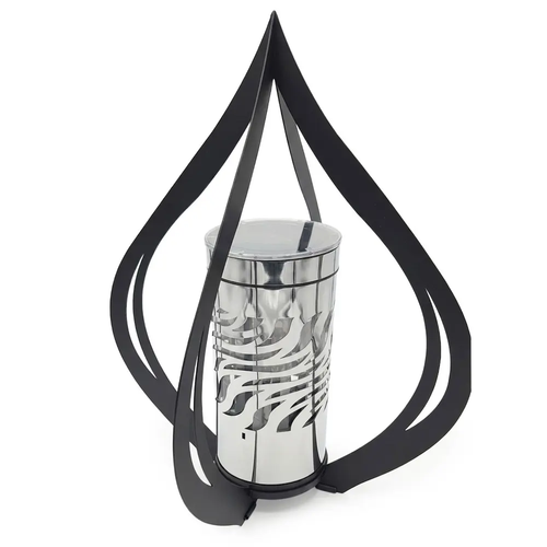 Zdjęcie produktu Znicz Latarnia solarna Paris VRC1 Srebrny 42cm 