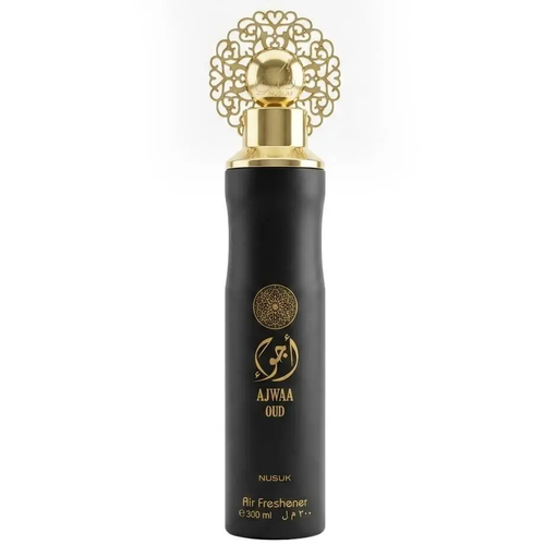 Zdjęcie produktu Odświeżacz Powietrza Dubajski Zapach do Domu Nusuk Ajwaa Oud Lemoncell Kadzidło Kardamon Spray 300ml