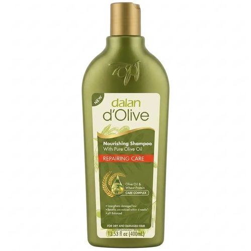 Zdjęcie produktu Szampon do Włosów Dalan d`Olive Naturalny z Oliwek Kompleks Ochronny i Naprawczy Efekt w 4 tygodnie 400 ml