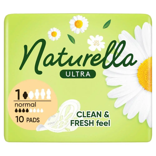 Zdjęcie produktu Podpaski ze Skrzydełkami Naturella Ultra 1 Normal Czystość i Swieżość 10 sztuk