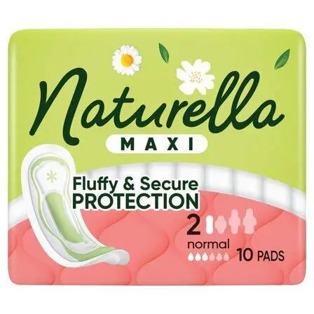 Zdjęcie produktu Podpaski ze Skrzydełkami Naturella Maxi 2 Normal Czystość i Swieżość 10 sztuk