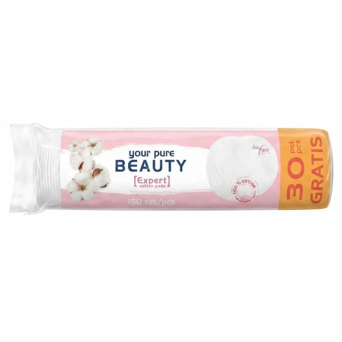 Zdjęcie produktu Płatki Kosmetyczne Bawełniane Beauty miękkie i delikatne 150 sztuk