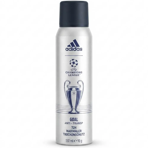 Zdjęcie produktu Dezodorant Męski Adidas Gola Champions League Anti-transpirant Silver 72h dla mężczyzn 150ml
