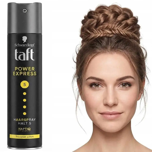 Zdjęcie produktu Lakier do włosów Taft Power Express czarny Halt 5 Schwarzkopf 250ml