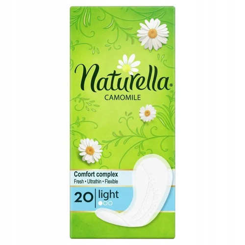 Zdjęcie produktu Wkładki Higieniczne Naturella Normal Zapach Rumianku zatrzymują wilgoć 20 szt.