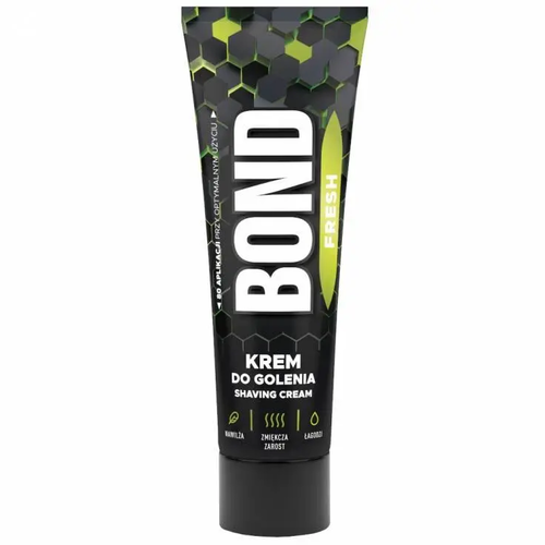 Zdjęcie produktu Krem do golenia Bond Fresh zapewnia golenie bez podraźnień 100 ml