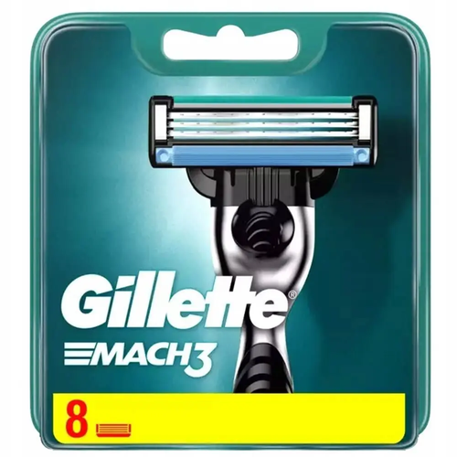 Zdjęcie produktu Nożyki do golenia Gillette Mach3 ostrza wymienne 8 sztuk