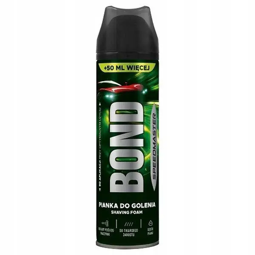 Zdjęcie produktu Pianka do golenia Bond Expert Speedmaster zmiękcza zarost golenie bez podraźnień 250 ml