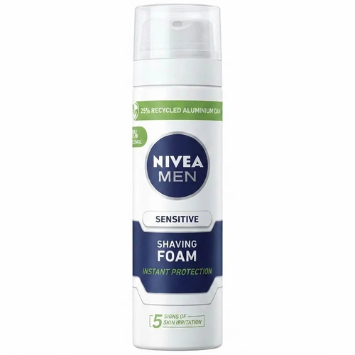 Zdjęcie produktu Pianka do golenia Nivea Sensitive Instant Protection dla mężczyzn 200 ml