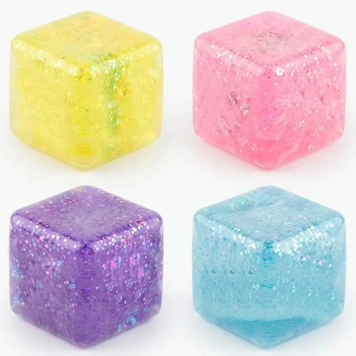 Zdjęcie produktu Gniotek antystresowy kostka lodu sensoryczny squishy 5 cm mix kolor 1 szt.