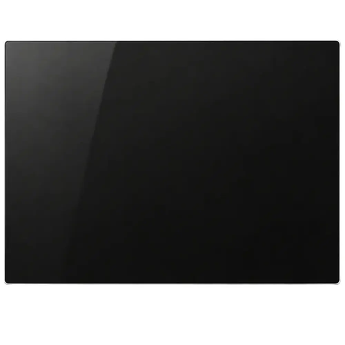 Zdjęcie produktu Deska Szklana do Krojenia Czarna Dekoracyjna do Kuchni Podkładka 40x30 cm