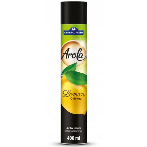 Zdjęcie produktu Odświeżacz Powietrza Arola Spray Cytryna Zapach Cytrusowy XXL 400 ml