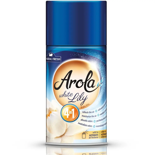 Zdjęcie produktu Odświeżacz Powietrza Arola Automatyczny Wkład White Lily Biała Lilia 250 ml