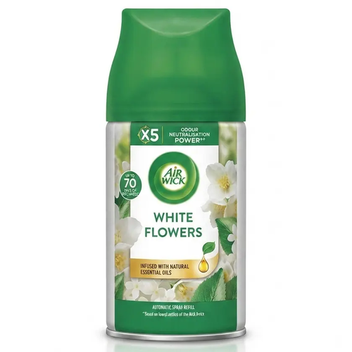 Zdjęcie produktu Odświeżacz Powietrza Automatyczny Air Wick Automatic White Flowers Spray Wkład Zapas 250 ml