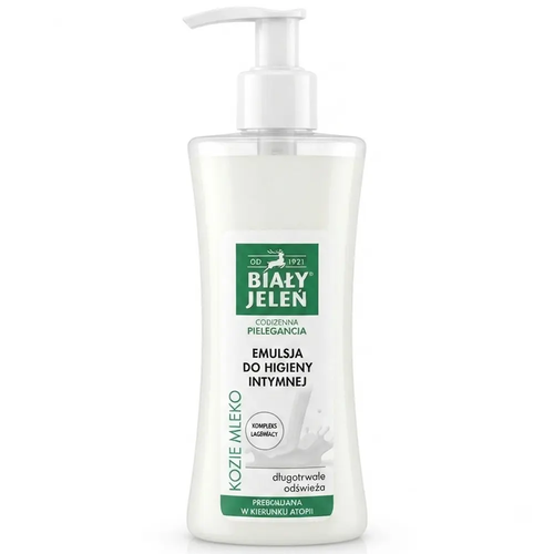 Zdjęcie produktu Emulsja do Higieny Intymnej Biały Jeleń Kozie Mleko kompleks łagodzący 265 ml