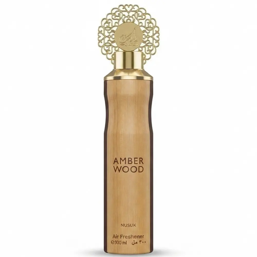 Zdjęcie produktu Odświeżacz Powietrza Dubajski Zapach do Domu Nusuk Amber Wood Spray 300ml