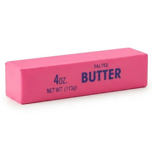 Zdjęcie produktu Mega Wciągający Gniotek Antystresowy Masło Butter Różowe do ściskania Samoczynnie powraca do Kształtu 1 szt.