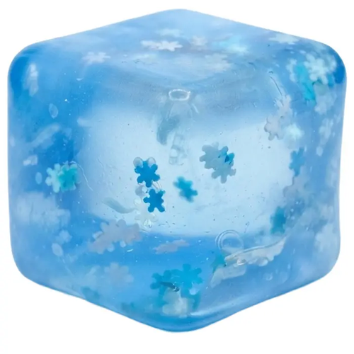 Zdjęcie produktu Gniotek Antystresowy Galaretka Kostka Rozciągliwy Zabawka Sensoryczna 5x5cm mix kolor 1 szt.