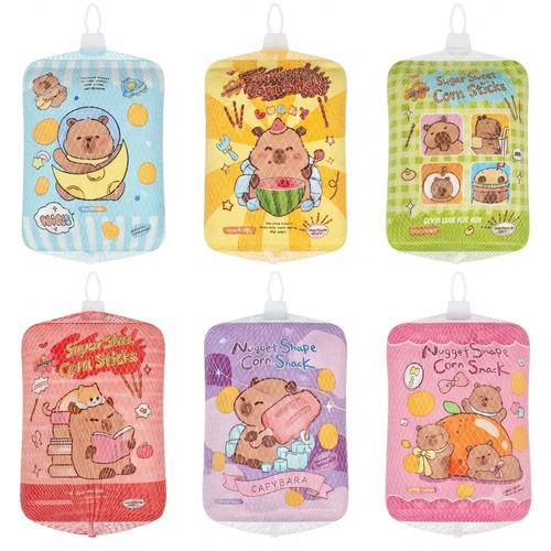 Zdjęcie produktu Gniotka Antystresowa Paczka Słodyczy Cukierków Capibara mix wzór 1 szt.