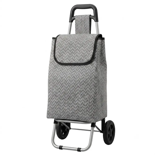 Zdjęcie produktu Wózek na Zakupy na Kółkach Feniks Stabilny Solidny 35x28x92 cm Pojemna Torba 33  L 