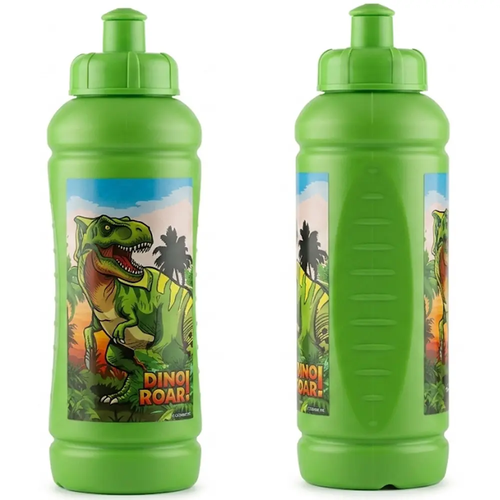 Zdjęcie produktu Bidon Butelka dla Dzieci na Wodę Sok Dino Antypoślizgowa Home Universe Dinozaur 450 ml