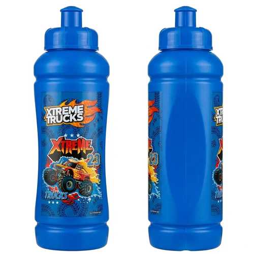 Zdjęcie produktu Bidon dla Dzieci Butelka na Wodę Sok Antypoślizgowa Truks do Szkoły 450 ml