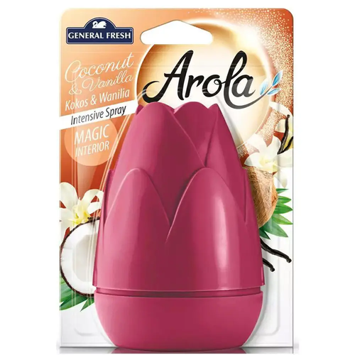 Zdjęcie produktu Odświeżacz Powietrza Magiczna Szyszka General Fresh Arola Intensive Spray Kokos i Wanilia 40 ml